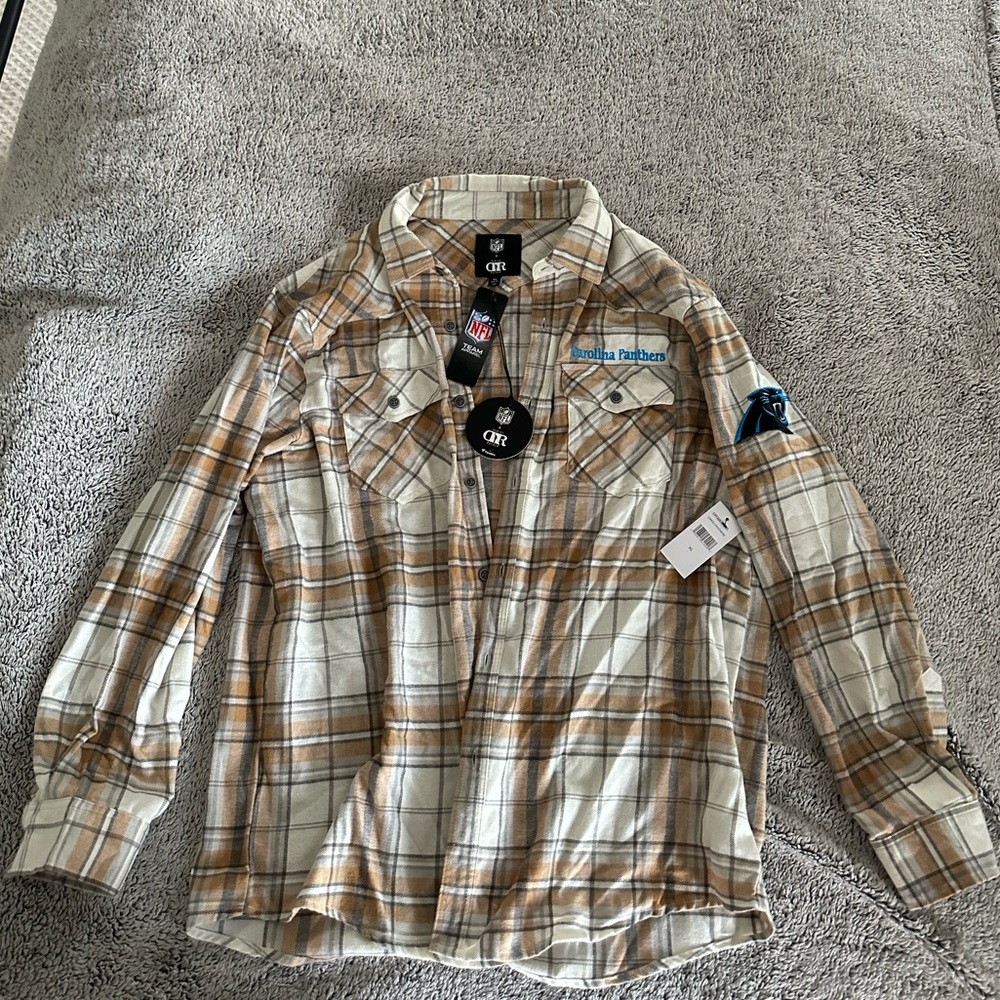 Darius Rucker X NFL Carolina Panthers Men’s Longsleeve Plaid Shirt